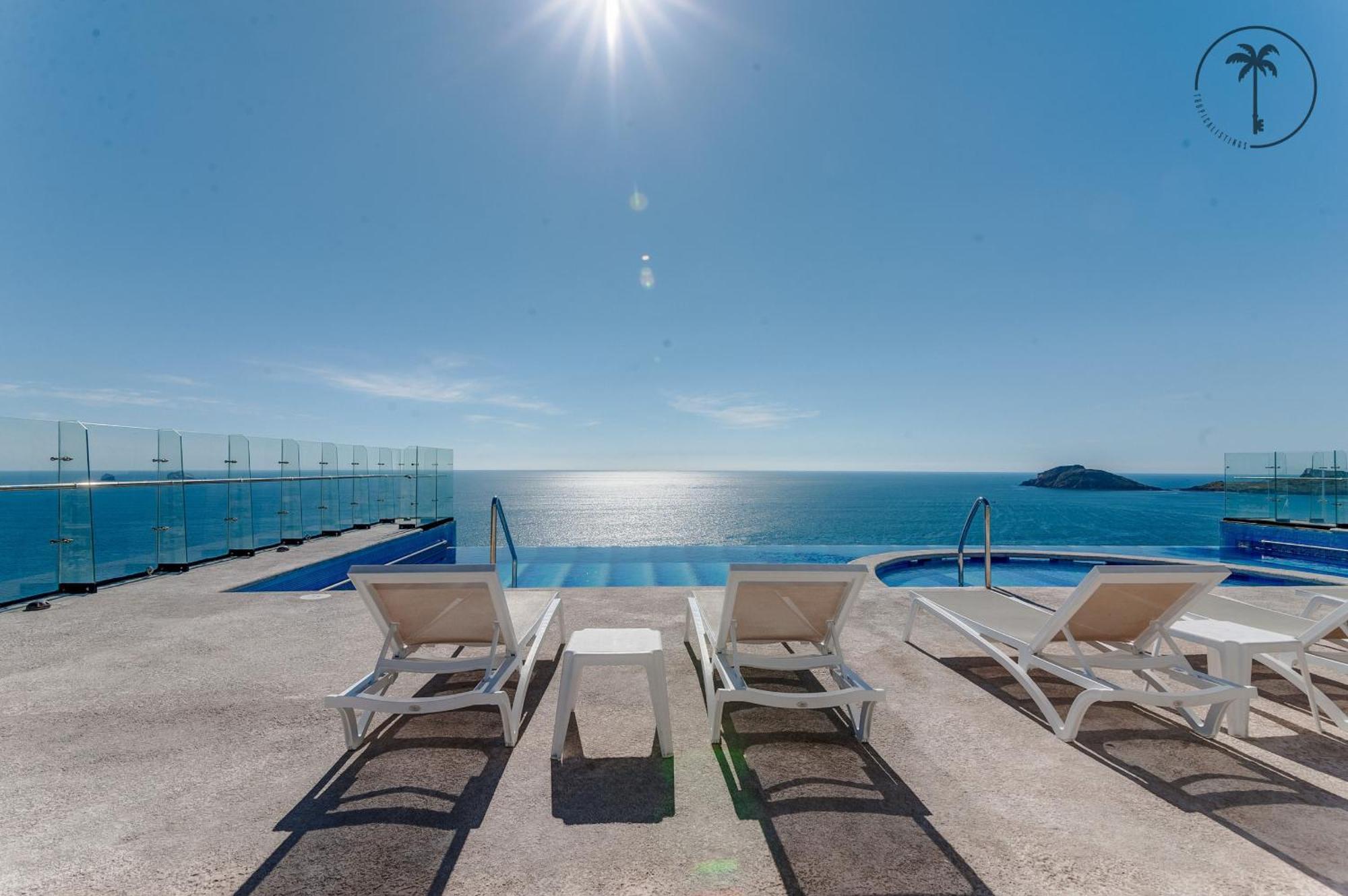Hermosa Vista Al Mar, Condominio De Lujo! Mazatlán Exterior foto