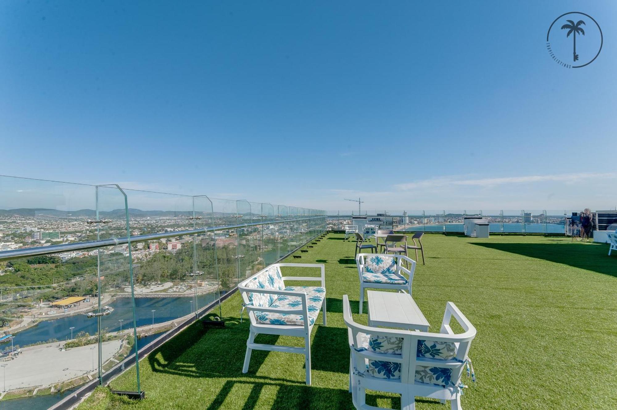 Hermosa Vista Al Mar, Condominio De Lujo! Mazatlán Exterior foto
